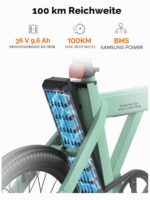 ENGWE P20 Klapprad E-Bike 36V 9.6Ah 100km Reichweite APP Faltbares Ebike 18.5kg Ultraleicht – Bild 5