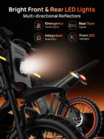Tietie 14" E-Bike Klapprad 48V 20Ah 80km Reichweite Vollfederung Mountainbike Herren Damen – Bild 5