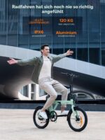ENGWE P20 Klapprad E-Bike 36V 9.6Ah 100km Reichweite APP Faltbares Ebike 18.5kg Ultraleicht – Bild 8