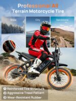 Tietie 14" E-Bike Klapprad 48V 20Ah 80km Reichweite Vollfederung Mountainbike Herren Damen – Bild 8