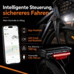 CHEEVALRY E-Mountainbike 29 Zoll 250W 48V 20Ah Akku 120km Reichweite 21-Gang hydraulische Scheibenbremsen – Bild 8