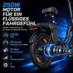 CHEEVALRY WITAMBIKE C16 Klapprad E-Bike 20 Zoll 250W 48V 16Ah 100km Reichweite Weiß – Bild 2