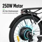 E-Bike 27,5 Zoll Elektrofahrrad 250W Motor 36V 15Ah 100km Reichweite City Trekking 7-Gang Grünblau – Bild 4