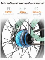 ENGWE P20 Klapprad E-Bike 36V 9.6Ah 100km Reichweite APP Faltbares Ebike 18.5kg Ultraleicht – Bild 4