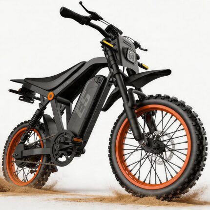 Tietie E5 14" Elektrofahrrad Dirtbike 48V 20Ah 80km Vollfederung E-Mountainbike Herren Damen
